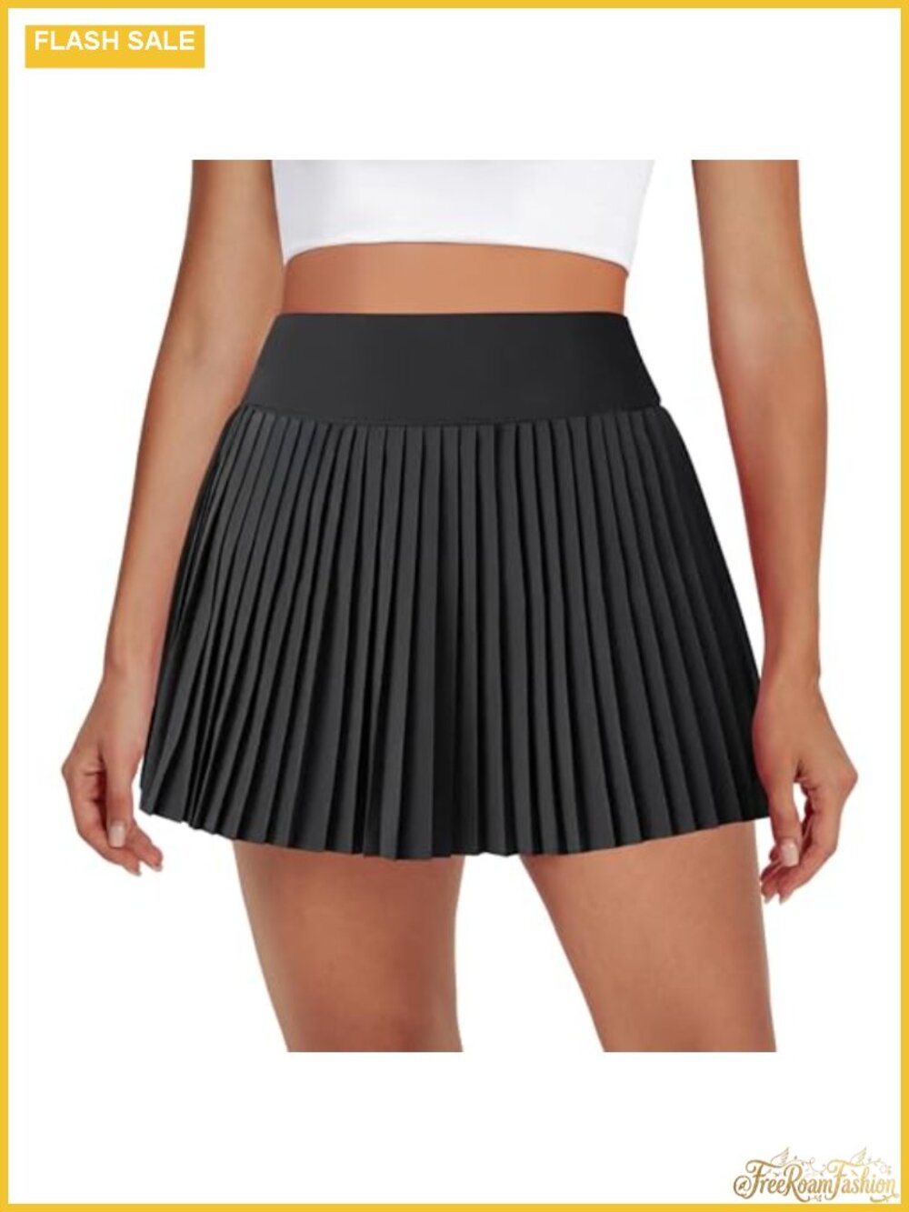 Pleated Tennis Skort High Waisted Golf Skirt with Pockets
